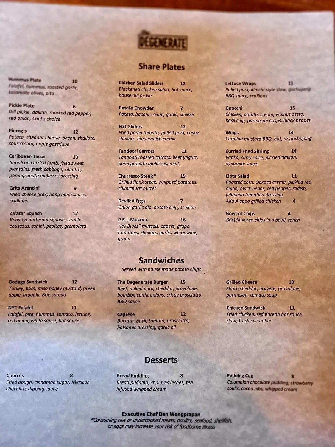 Menu 6