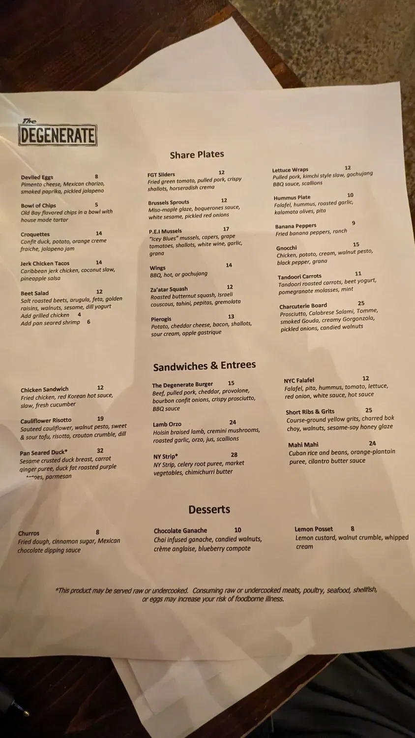 Menu 5