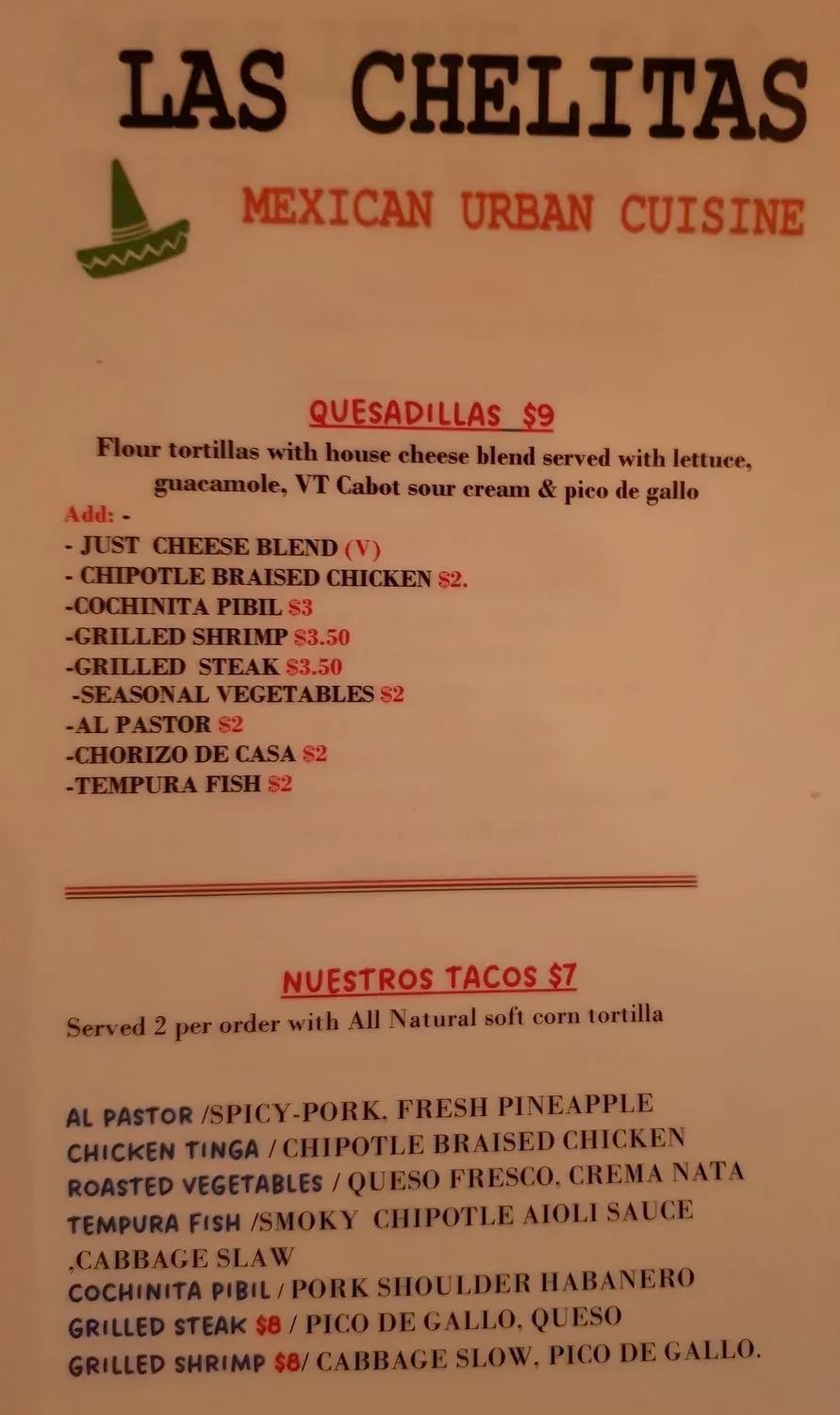 Menu 5