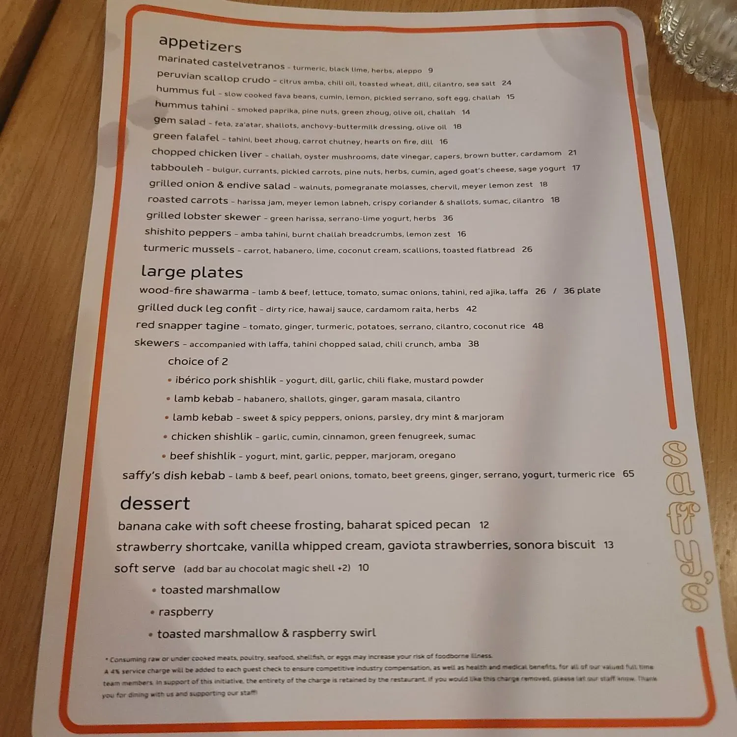 Menu 6