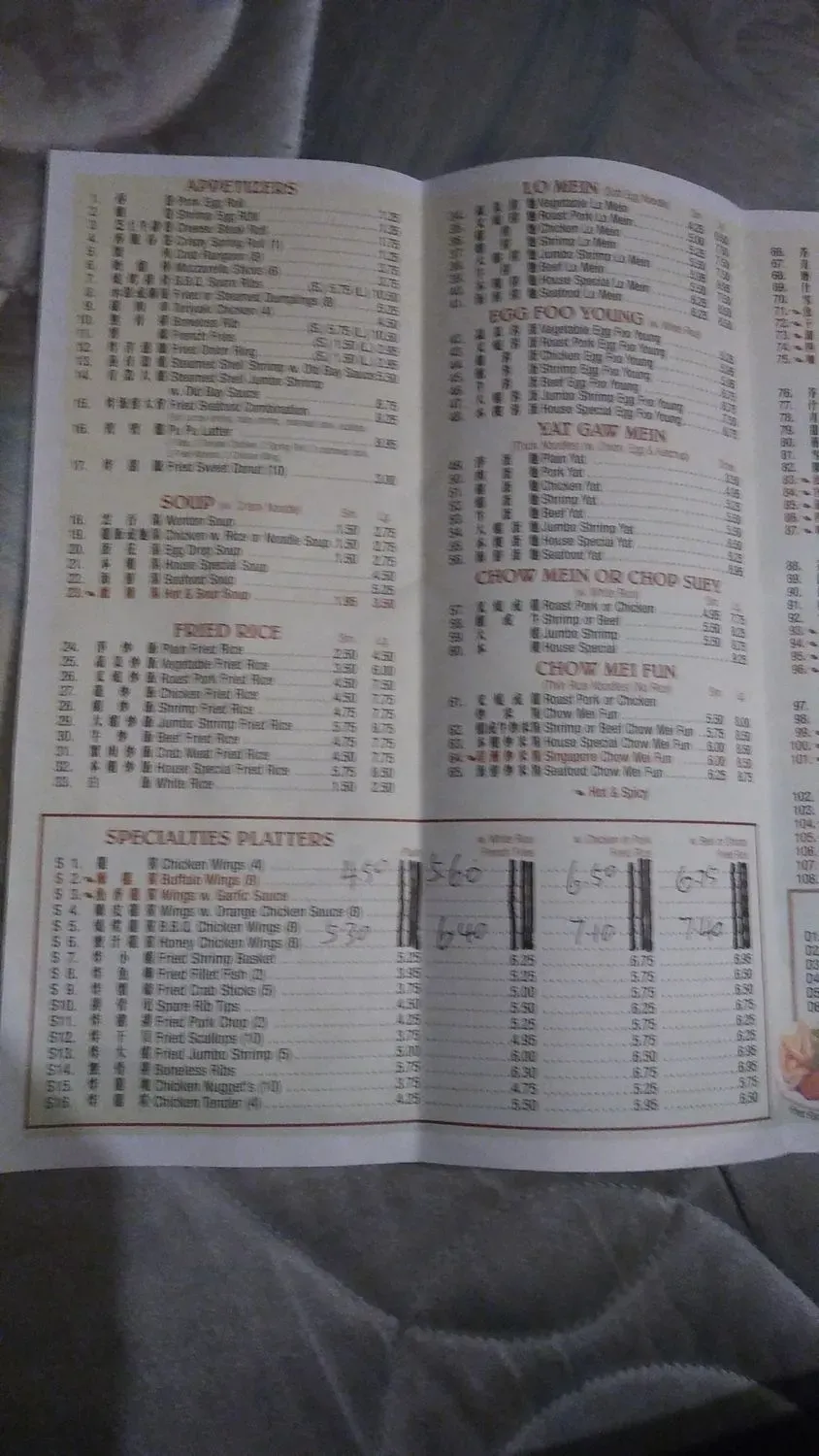 Menu 5