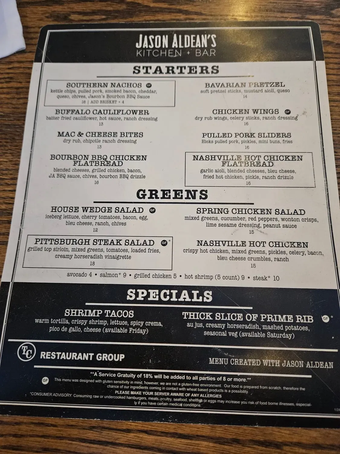 Menu 5