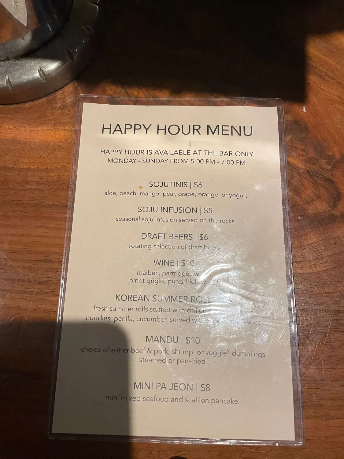 Menu 4