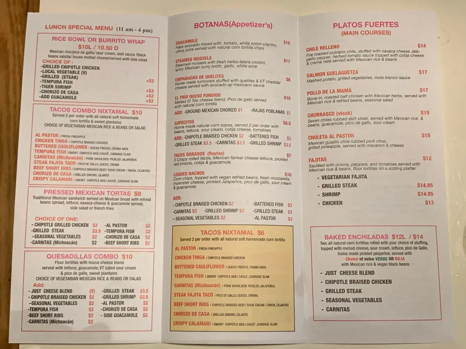 Menu 3