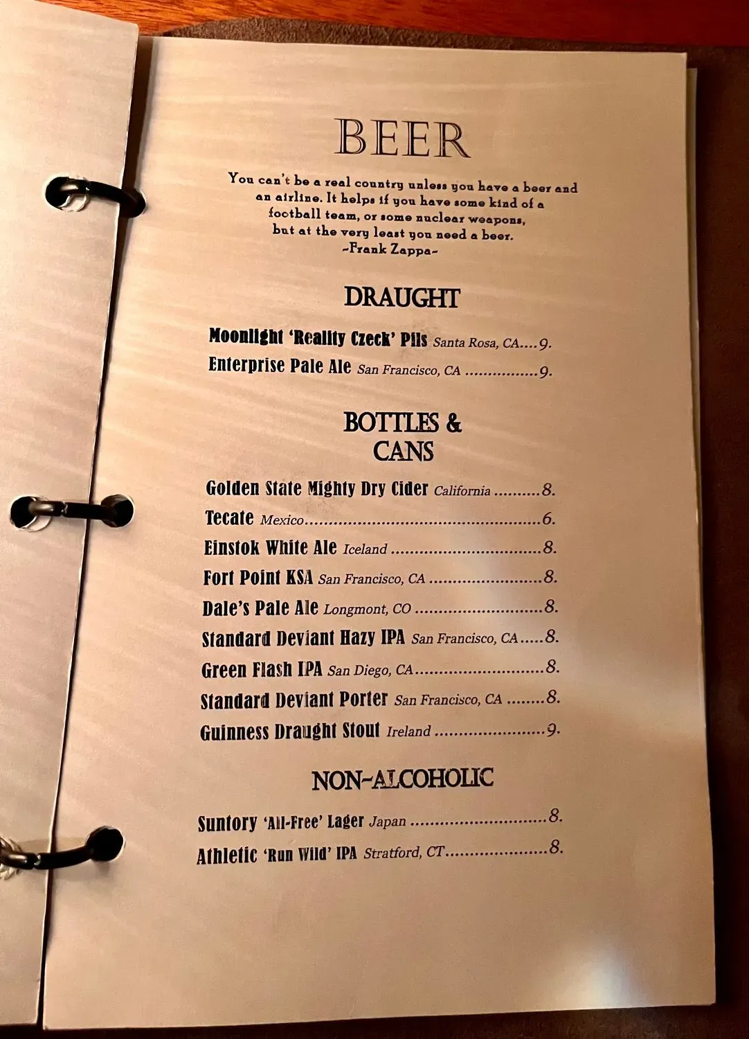 Menu 3