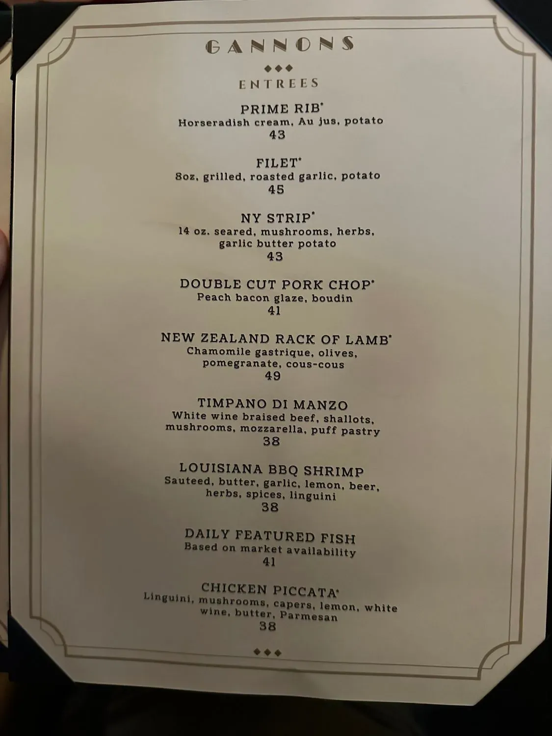 Menu 5