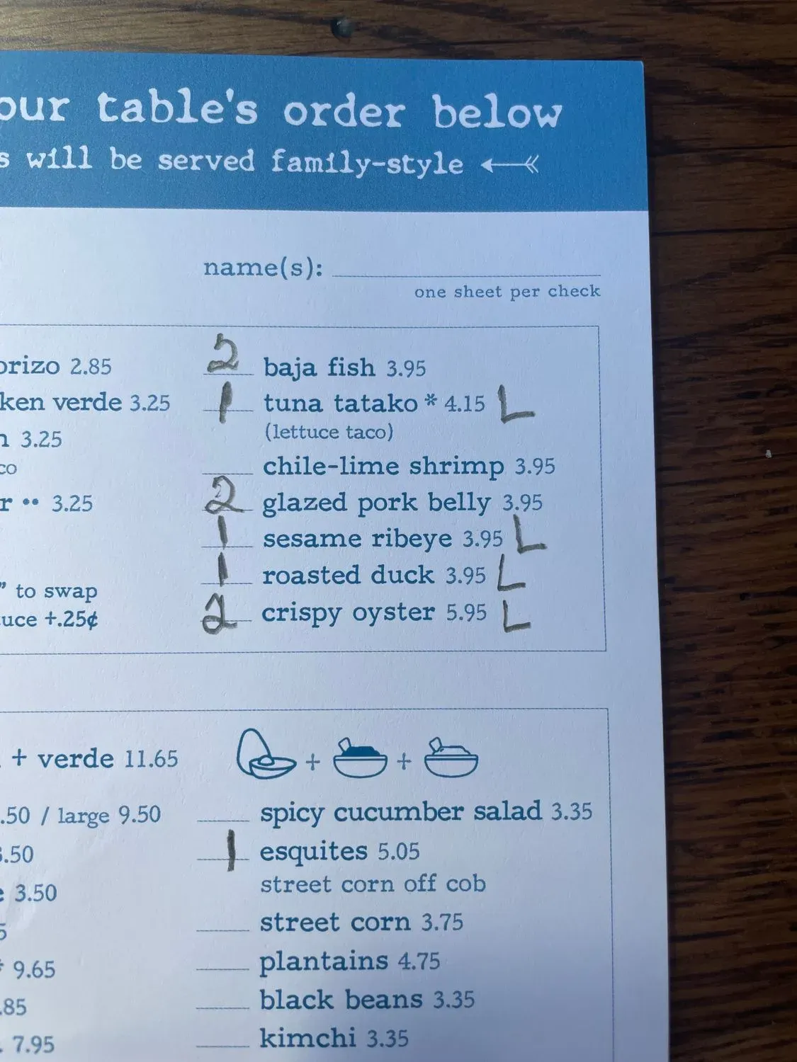 Menu 3