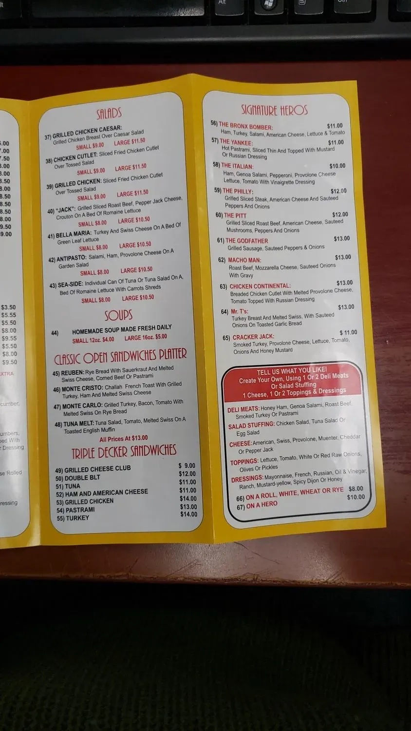 Menu 2