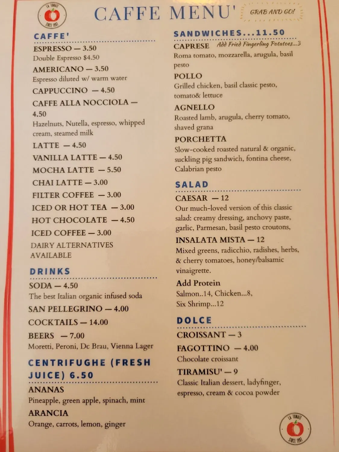 Menu 2