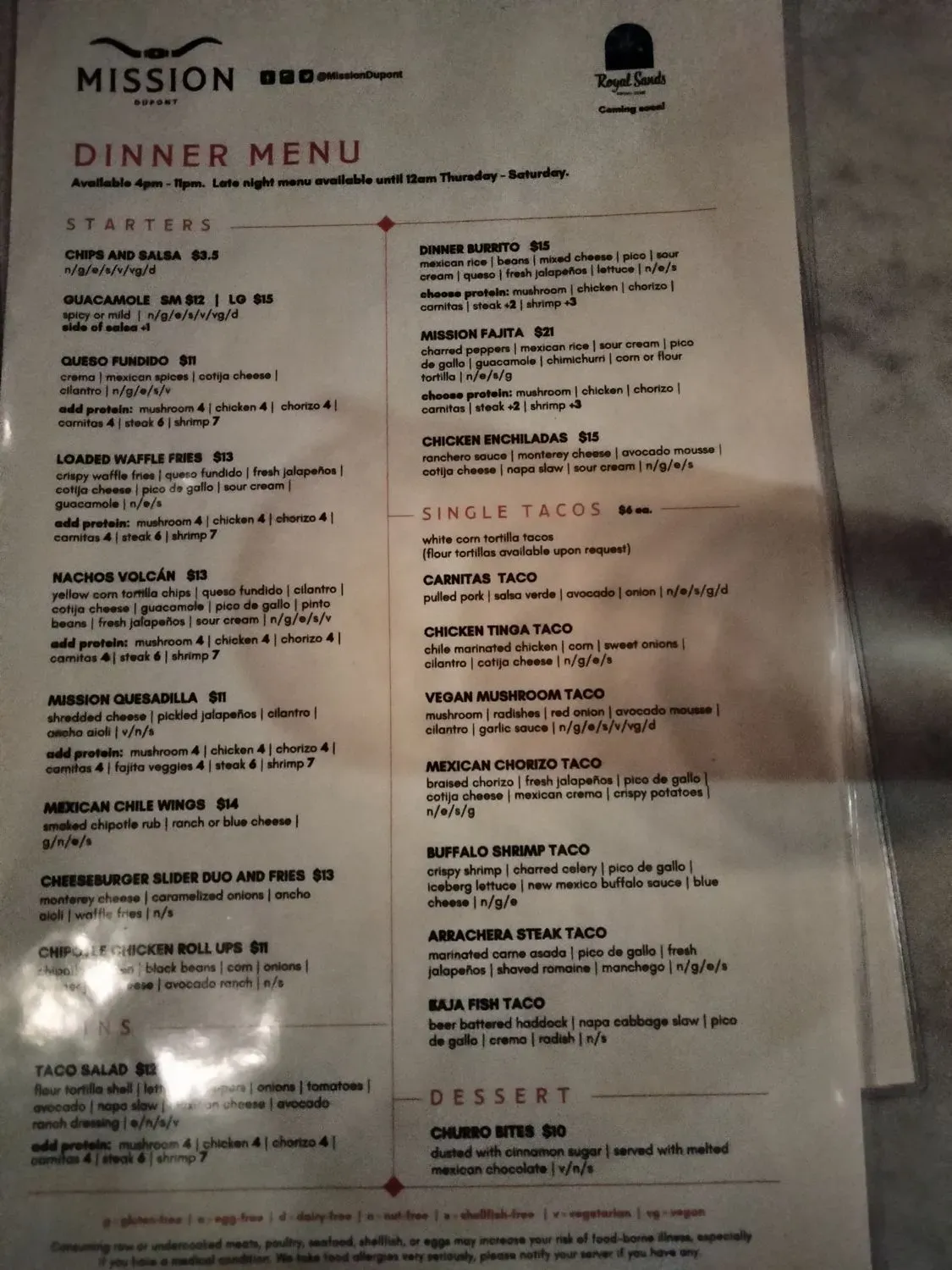 Menu 6