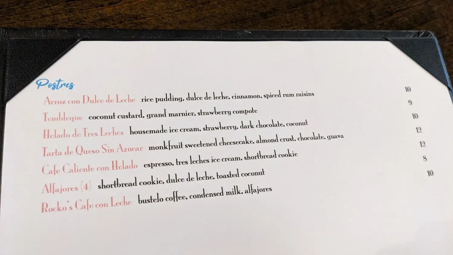 Menu 4