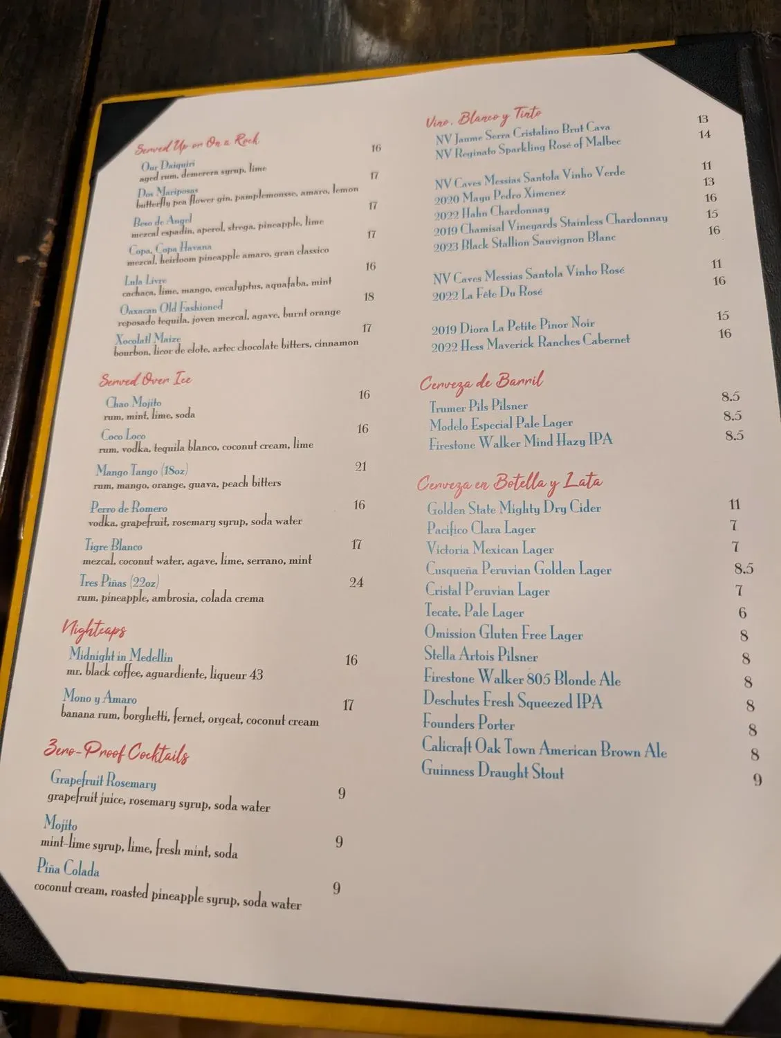 Menu 3