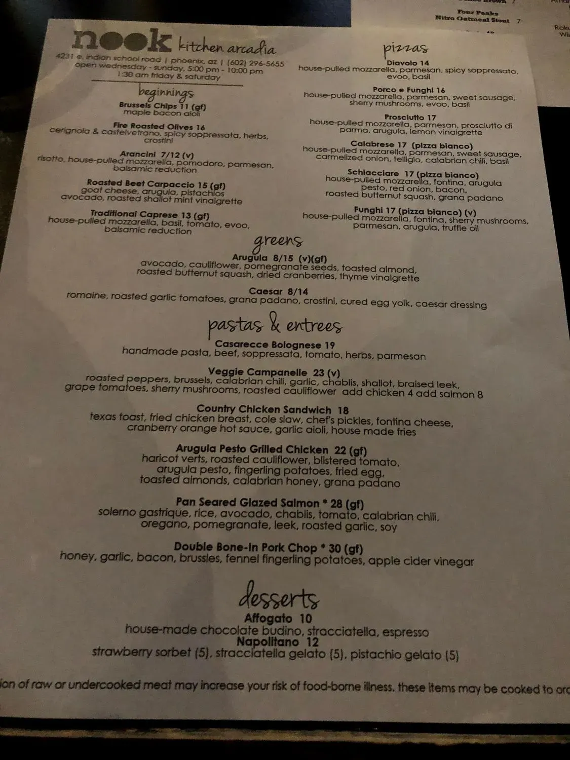 Menu 4