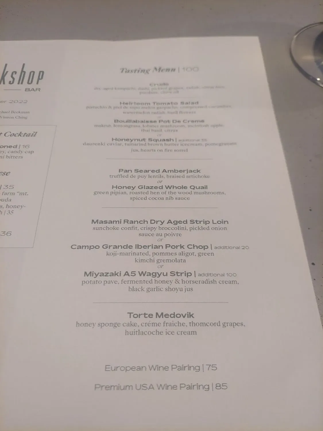 Menu 4