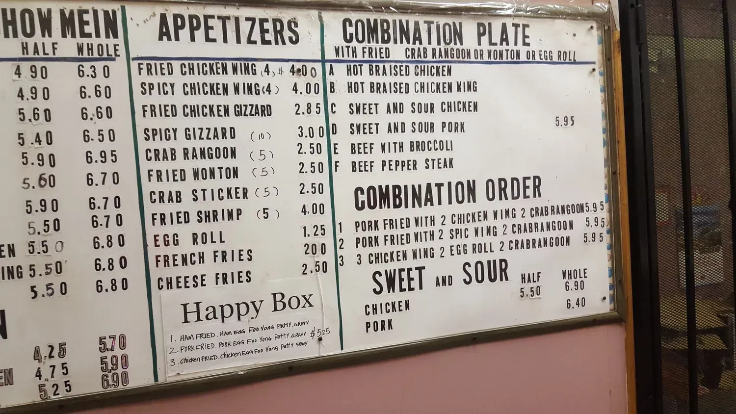 Menu 6