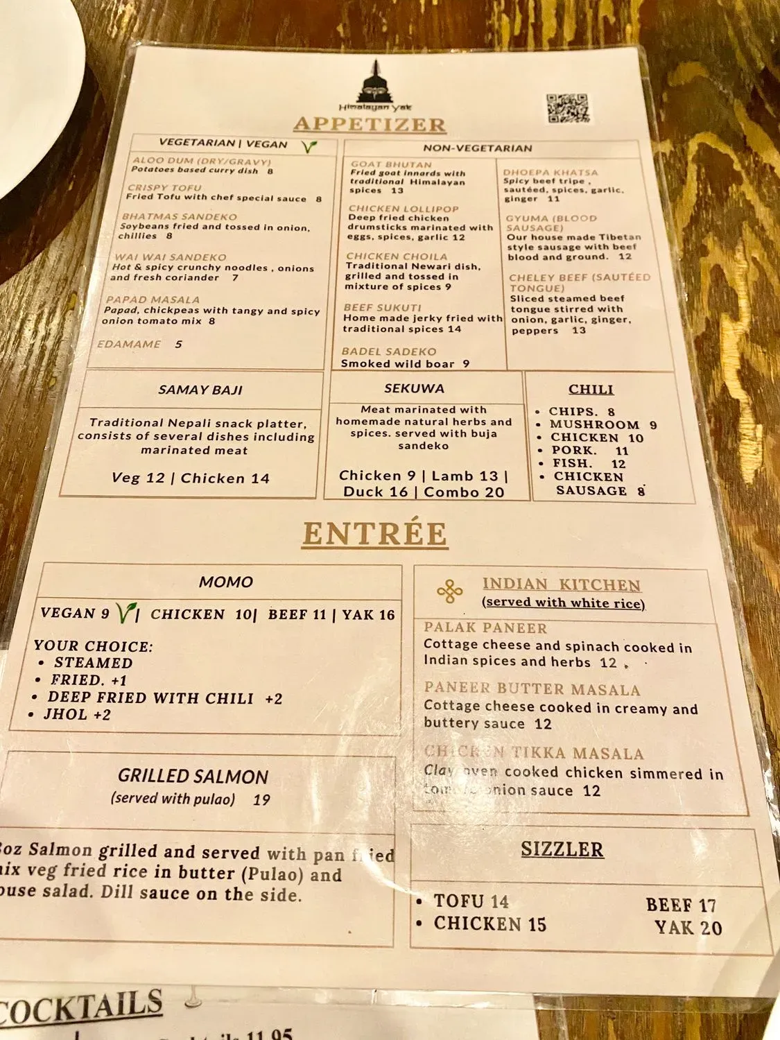 Menu 5