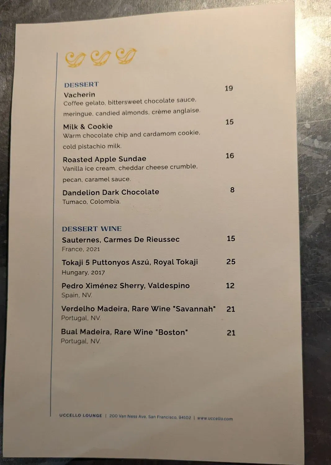 Menu 6