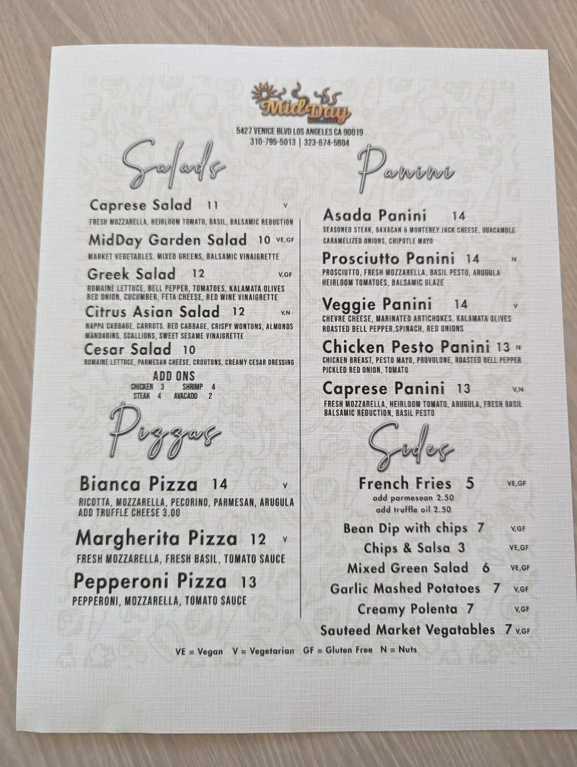 Menu 2