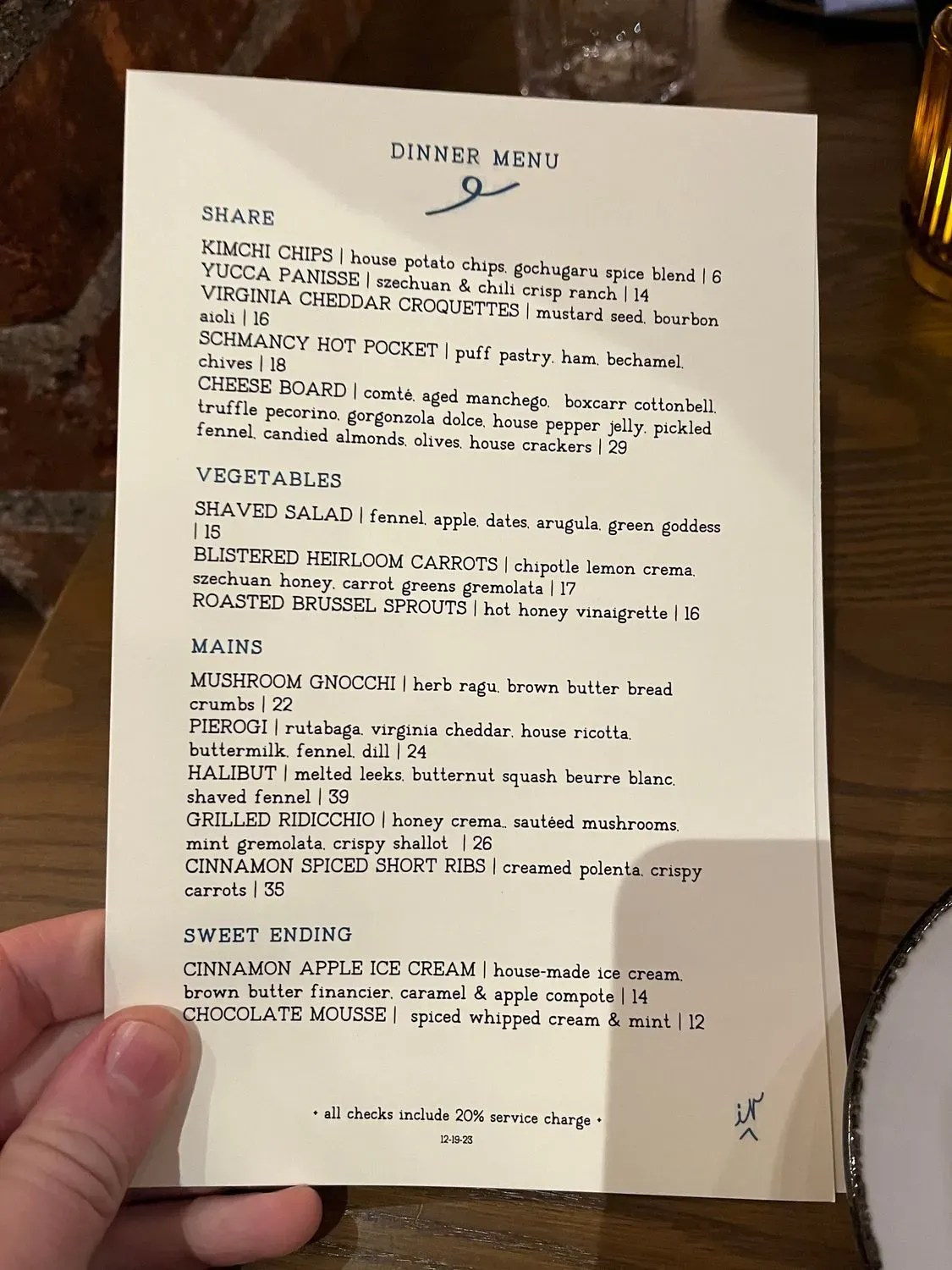 Menu 5