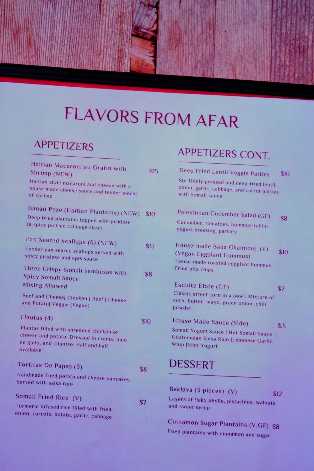 Menu 3