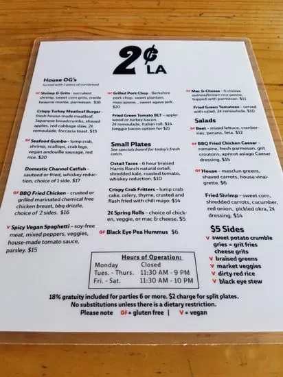 Menu 6