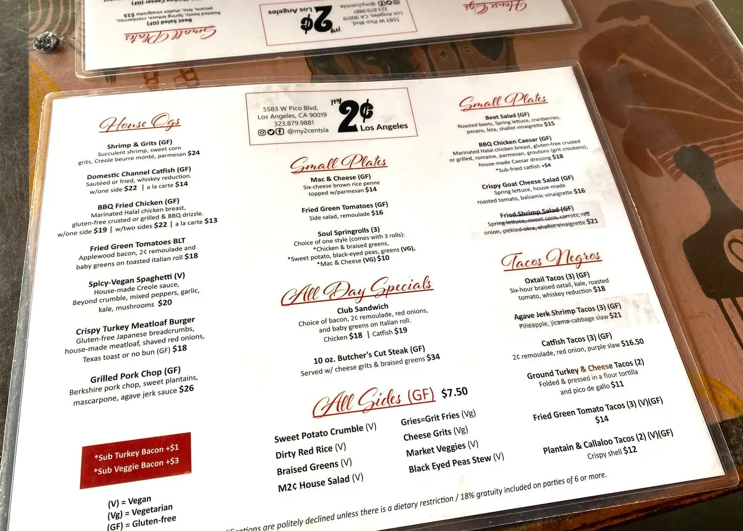 Menu 3