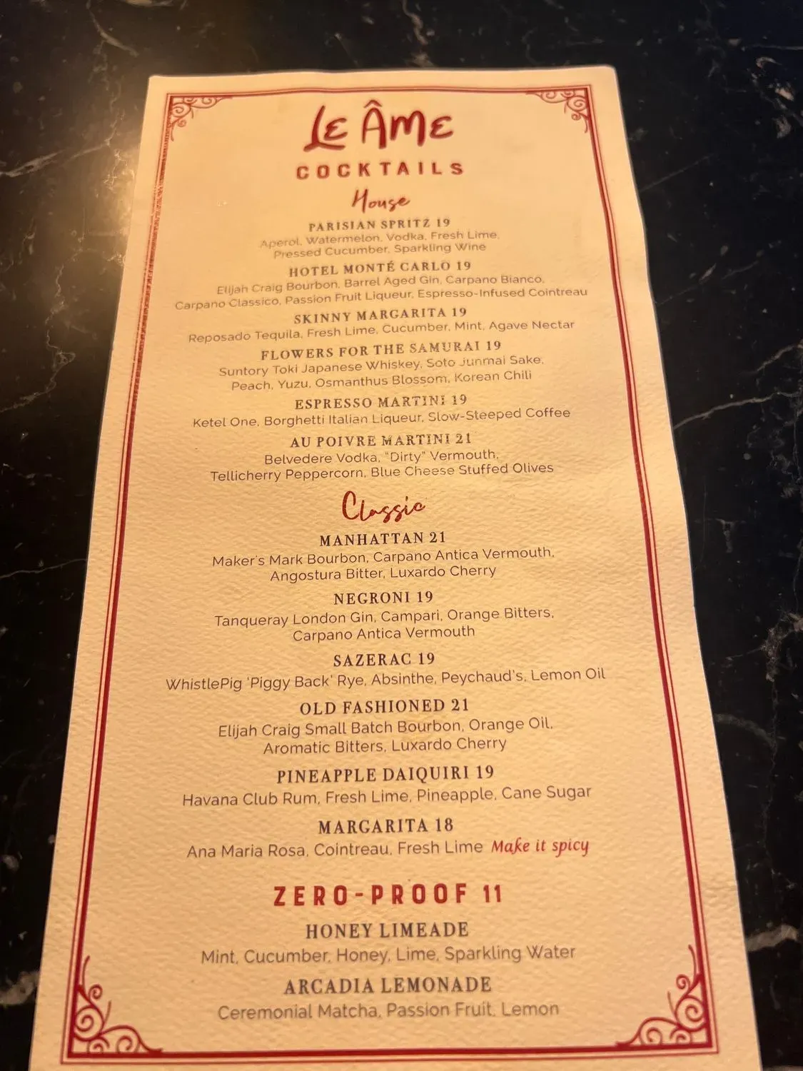 Menu 5