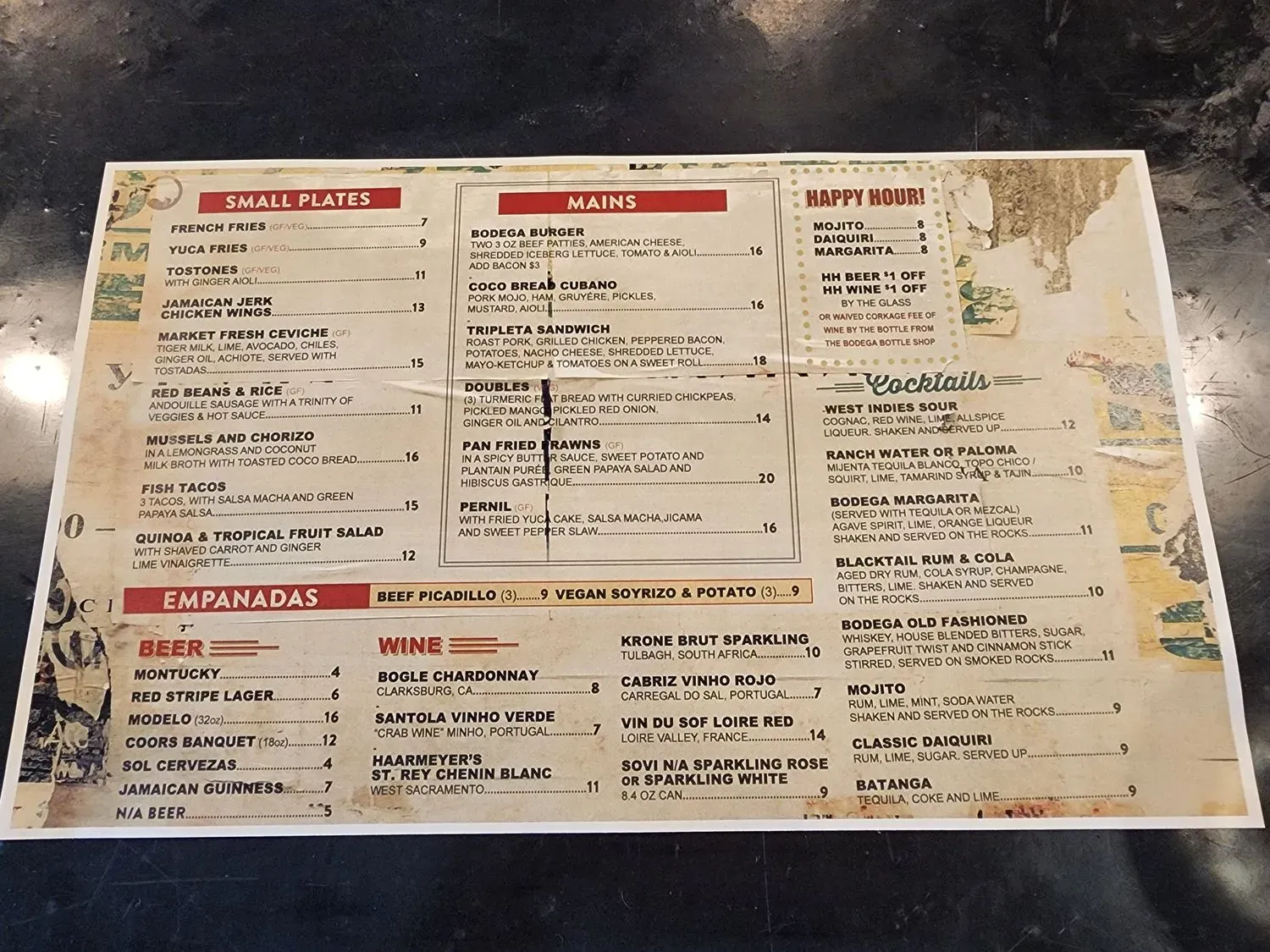 Menu 2