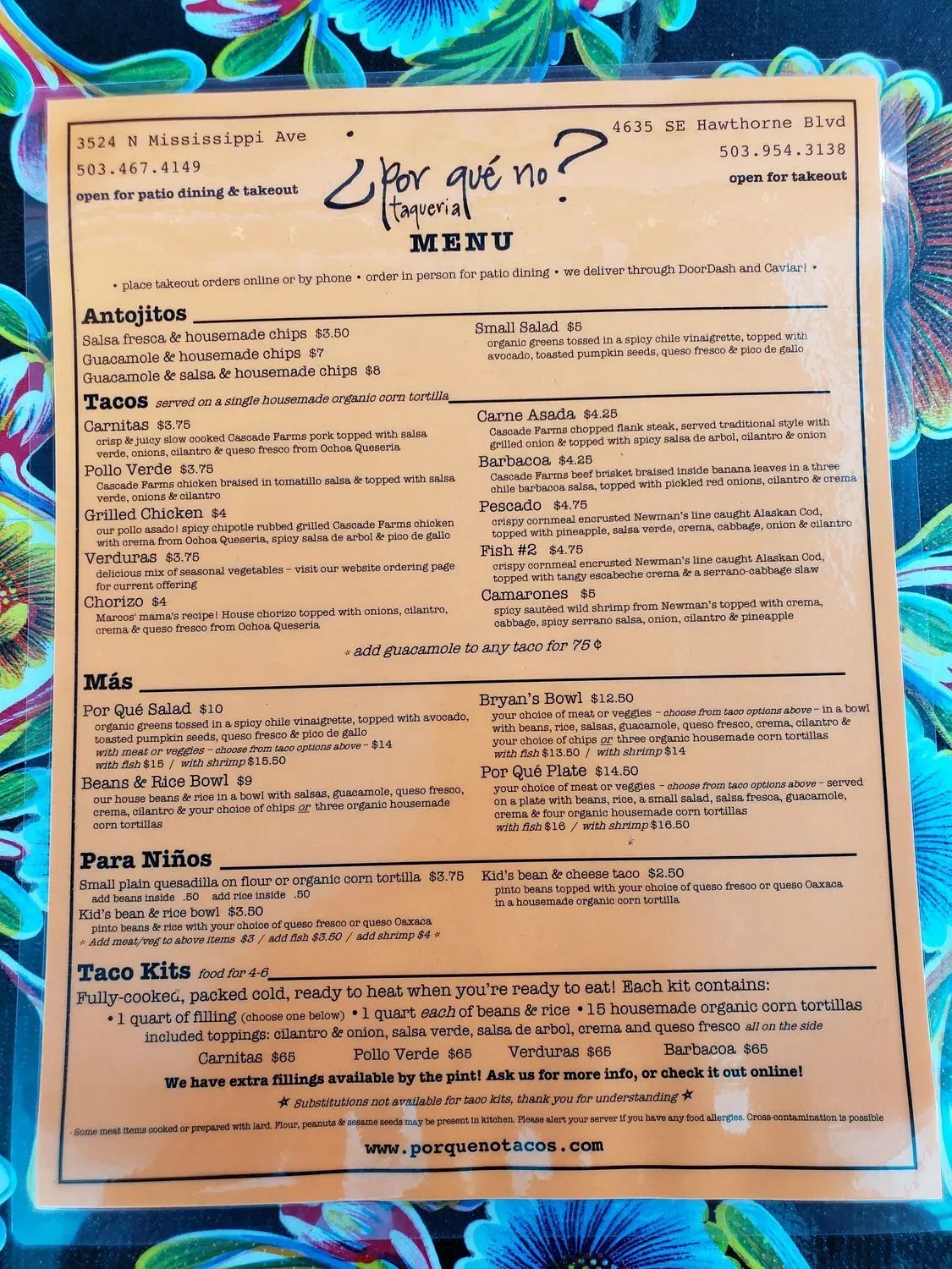 Menu 3