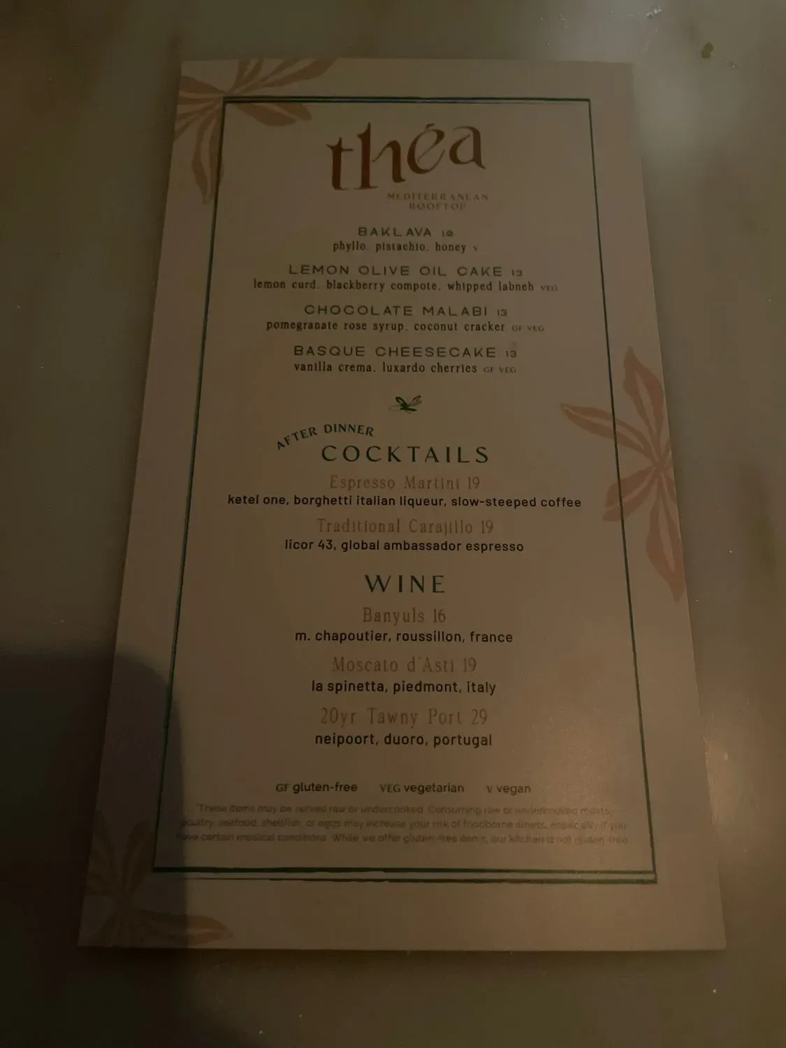 Menu 6