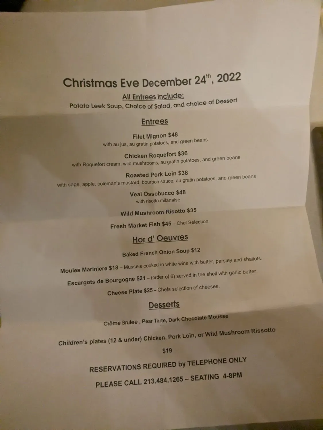 Menu 4