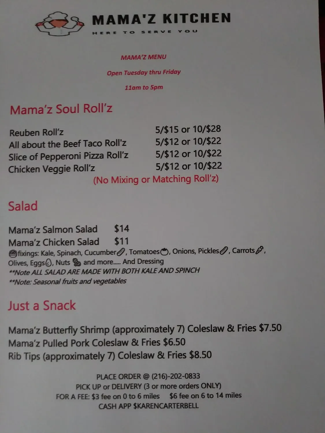 Menu 3