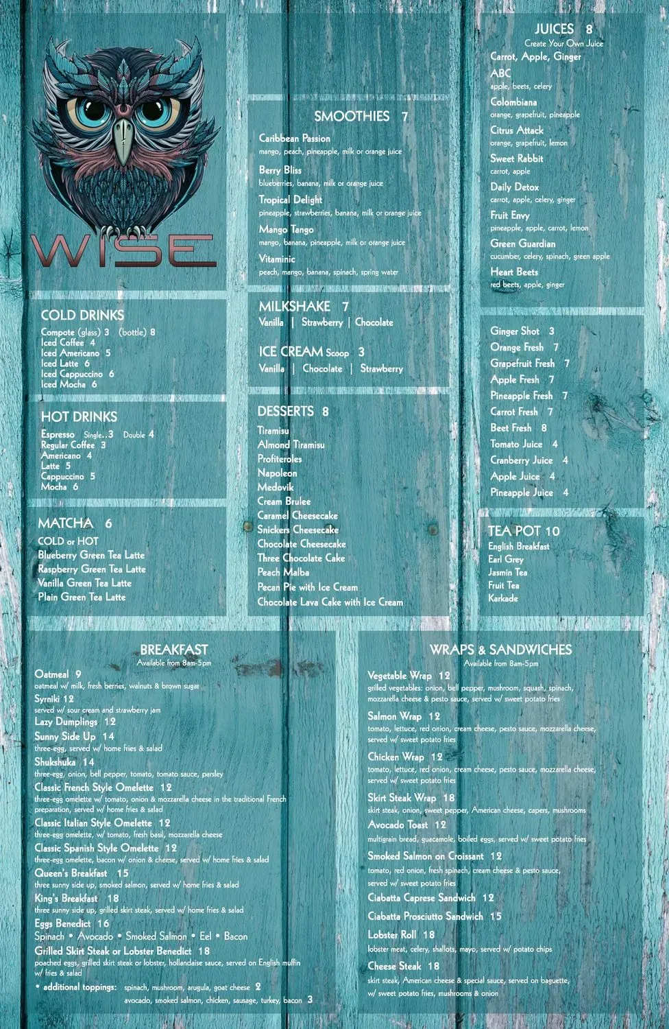 Menu 2