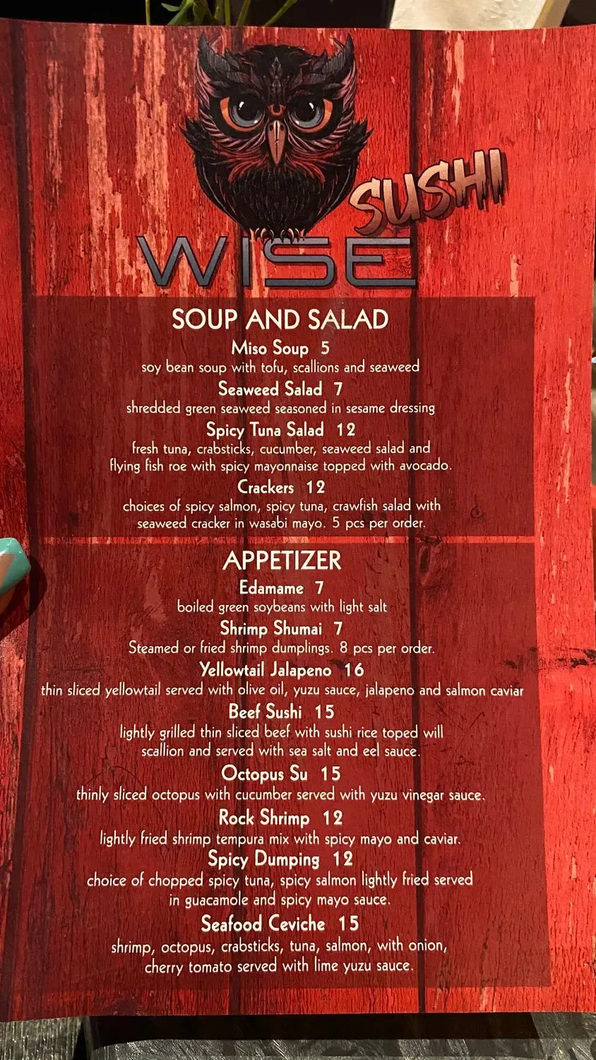 Menu 5