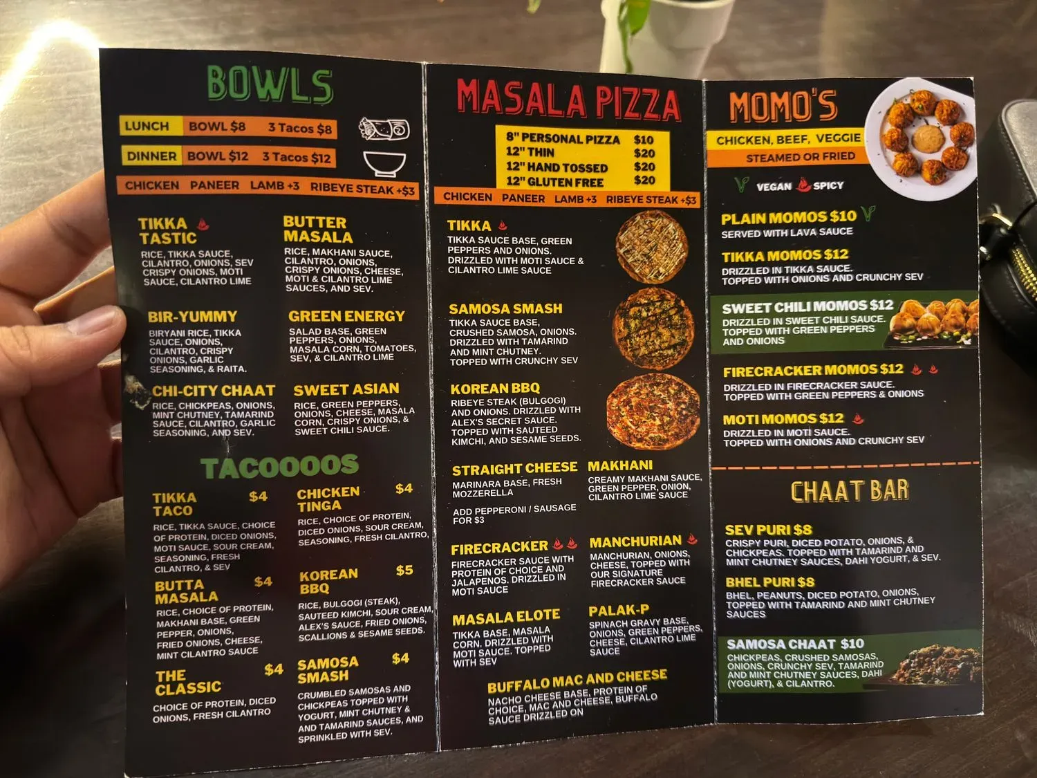 Moti - Lincoln Park Menu - Updated November 2025