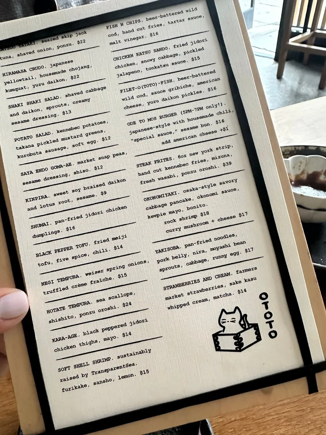 Menu 5