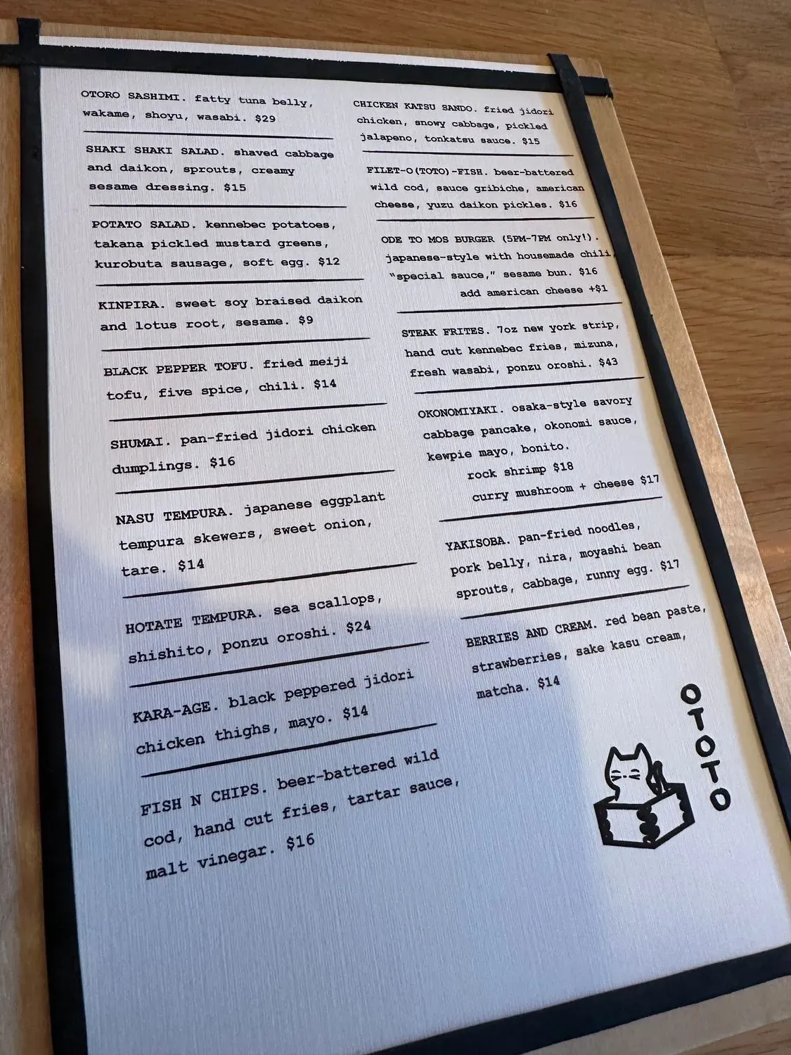 Menu 4