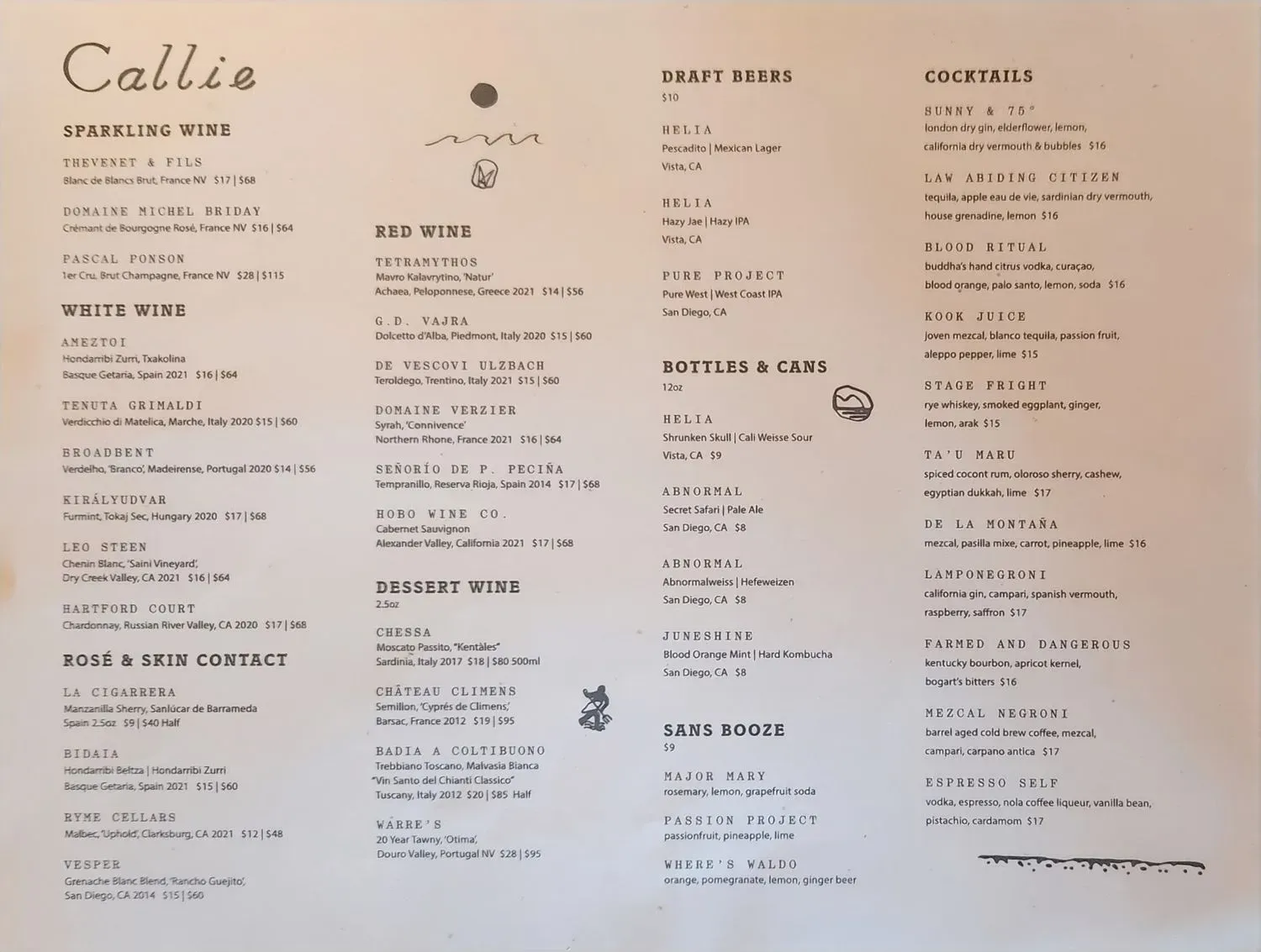 Menu 2