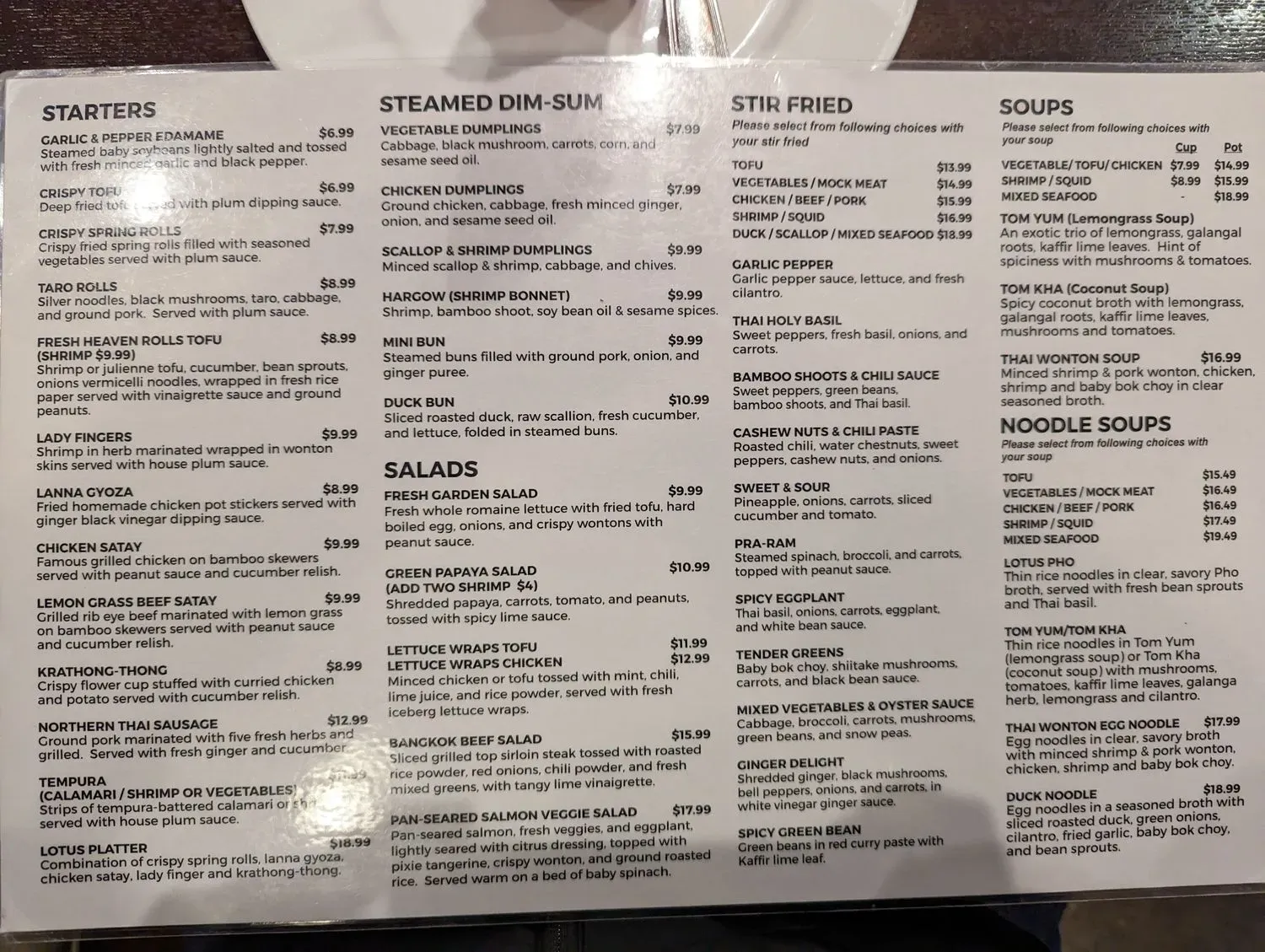 Menu 2