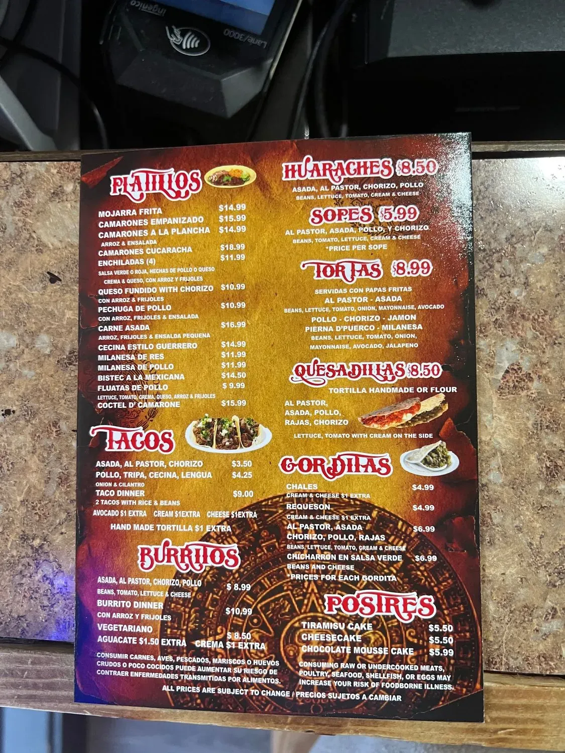 Menu 3