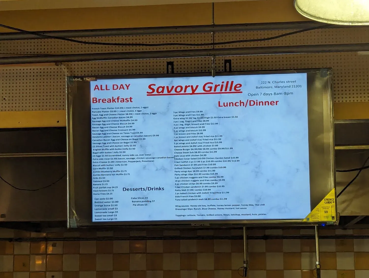 Menu 2