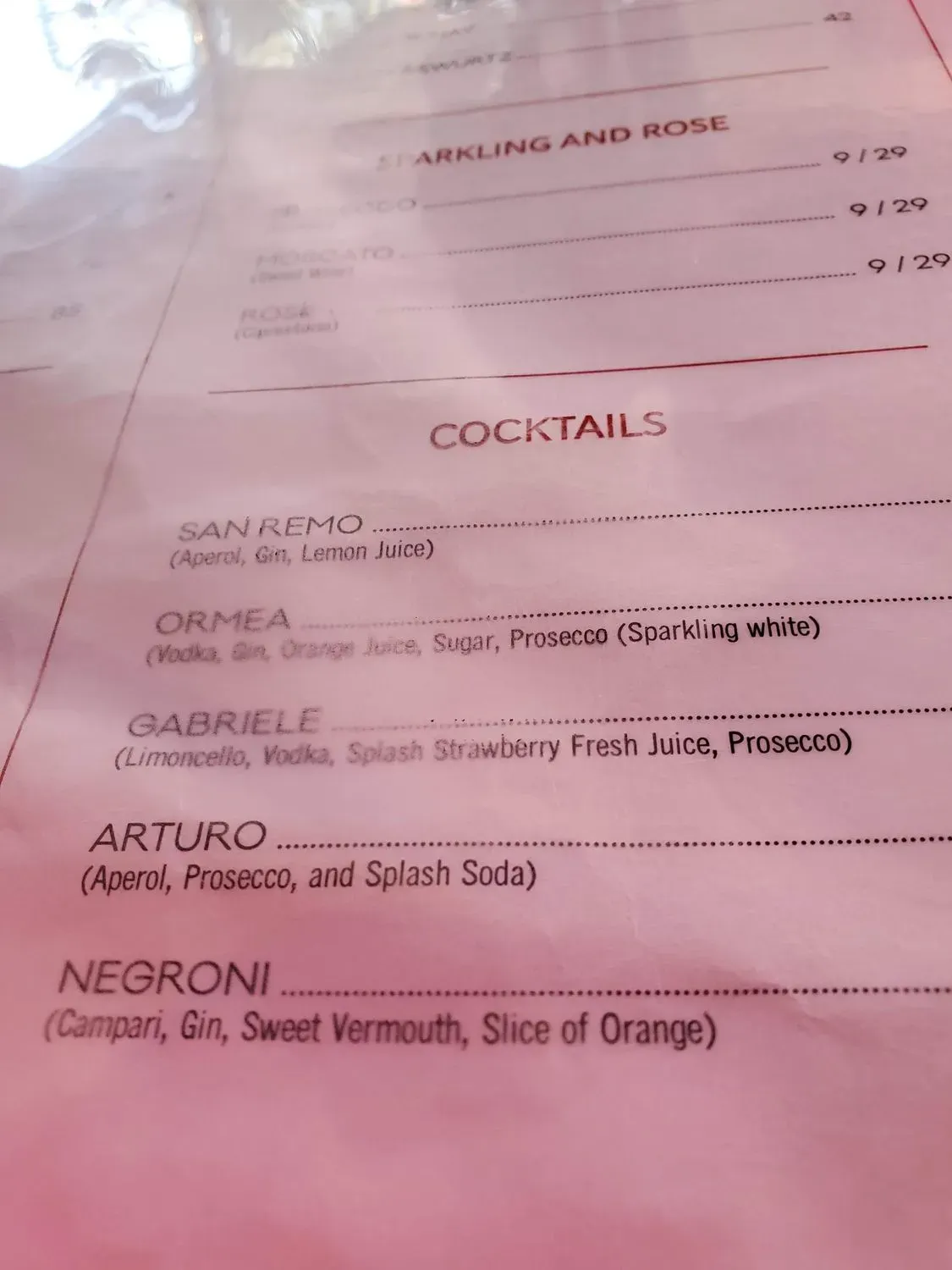 Menu 6