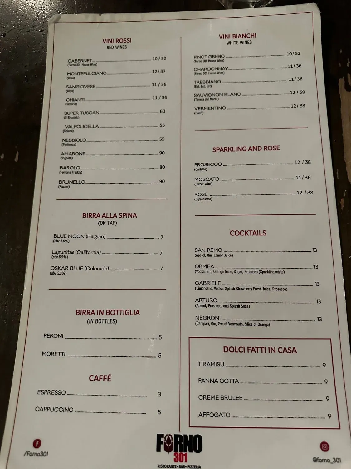 Menu 5