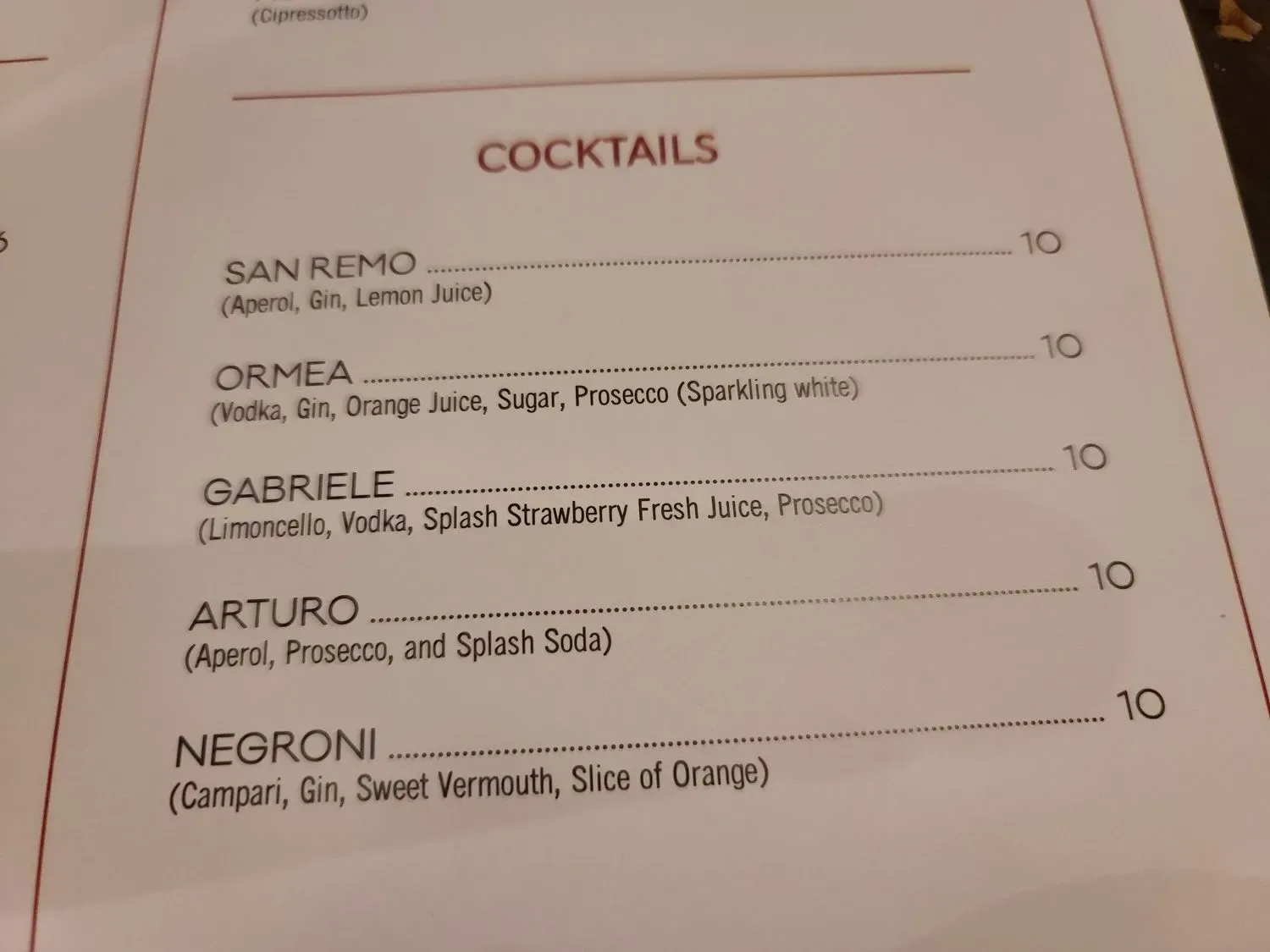 Menu 3