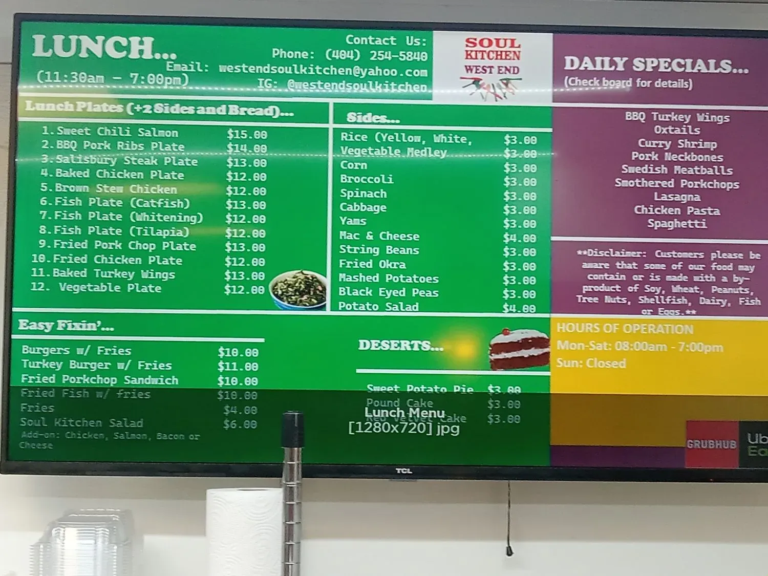 Menu 2