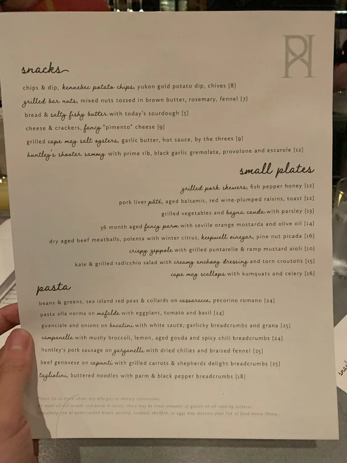 Menu 6