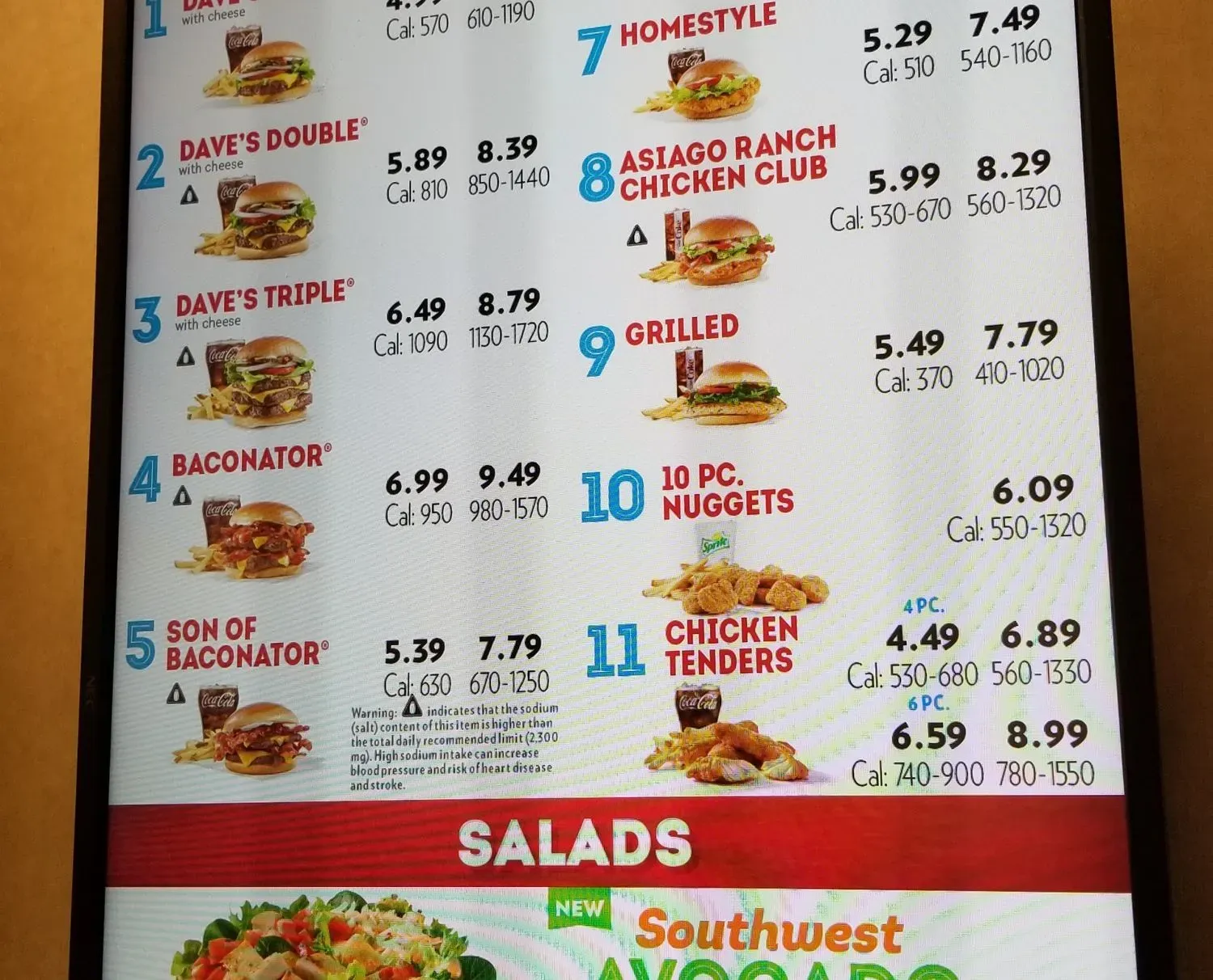 Menu 3