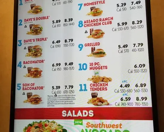 Menu 2