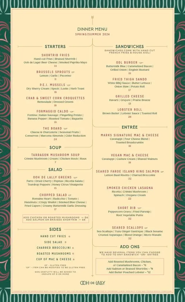 Menu 2