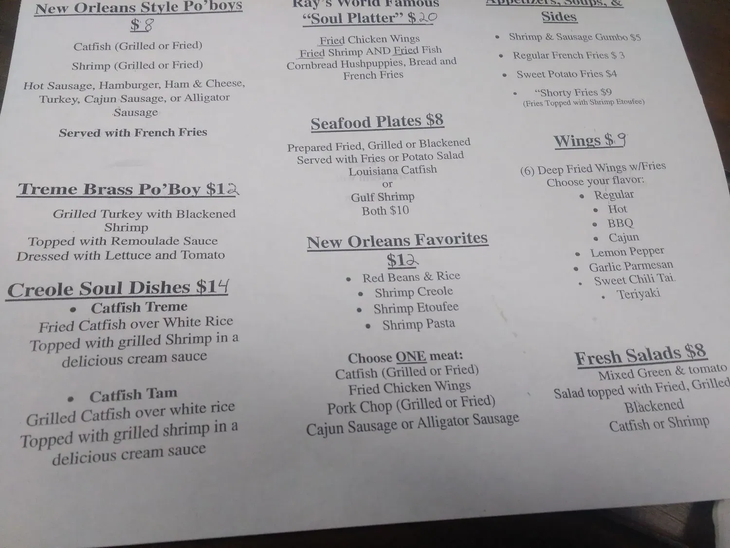 Menu 5